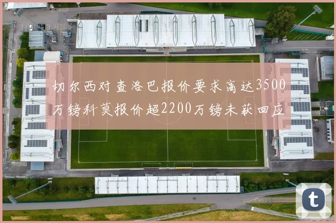 切尔西对查洛巴报价要求高达3500万镑科莫报价超2200万镑未获回应